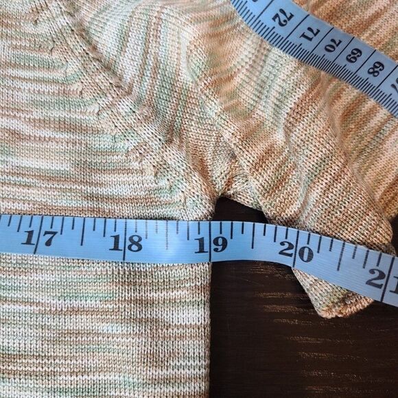 Evelyn & Arthur 100% Silk Space Knit Short Sleeve Shirt โ Size M - Picture 6 of 7